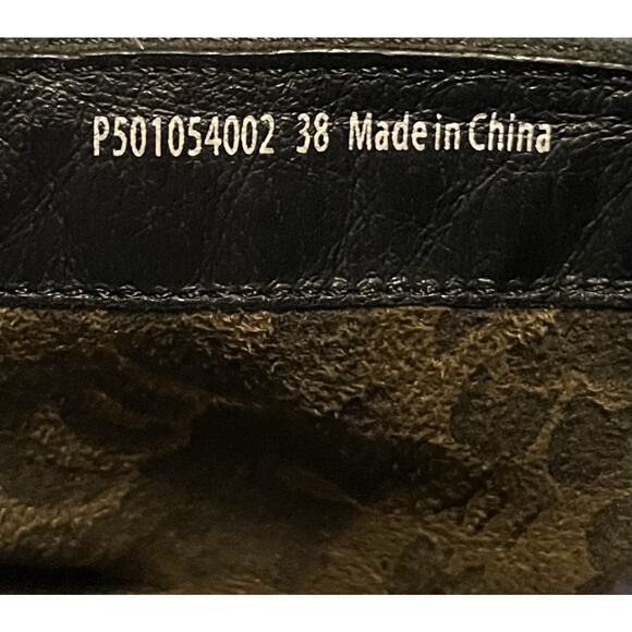 Fly London Boots Womens EU 38 US 7.5-8 Green Leather Platform Lug Sole Booties - Picture 7 of 12